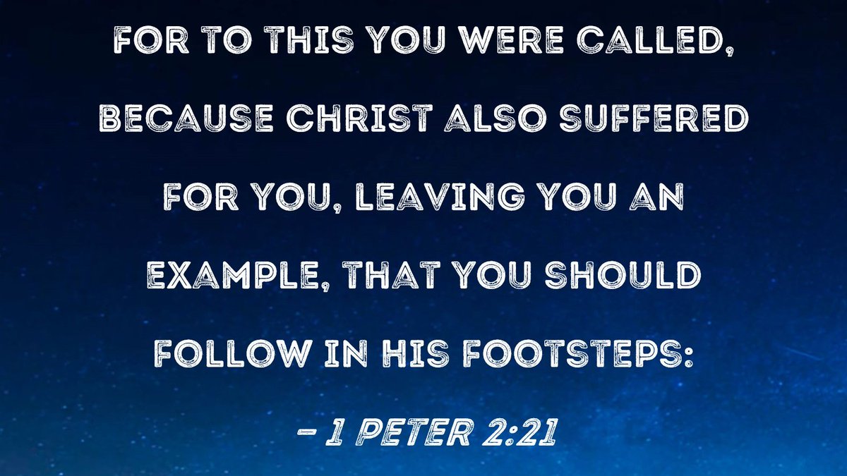 CarmelMMartin8's tweet image. Jesus' entire life course - everything he said &amp;amp; did - is an example for us to follow. Following his footsteps will draw us closer to God. He set an outstanding example of how to live in a way that pleases our Heavenly Father. 
#ImitateJesus #JesusExample #JesusOurModel #God
