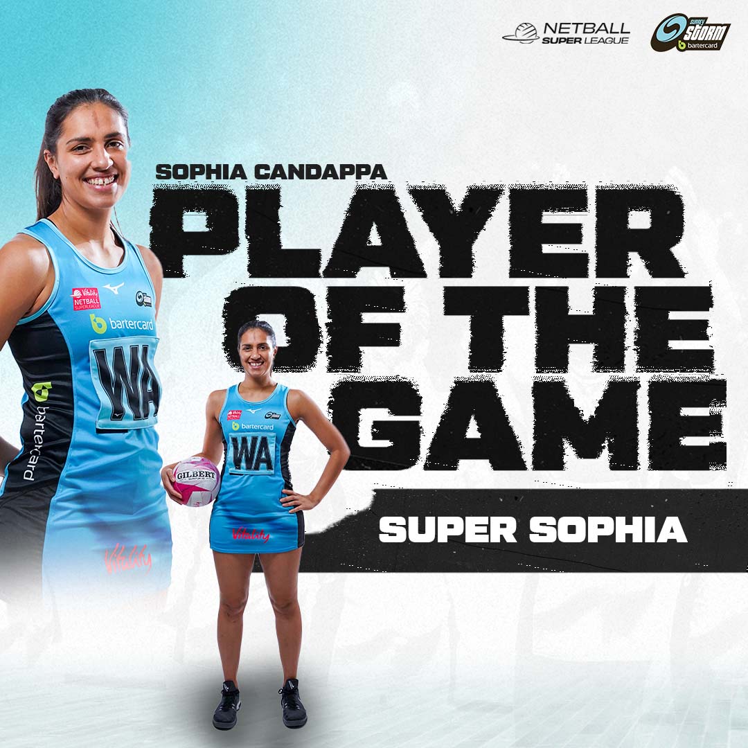 Feed after feed after feed! 👏

Congratulations to <a href="/sophiacandappa/">Sophia Candappa</a> on a Player Of the Match performance tonight, unstoppable in the mid-court! 

#NSL2023
