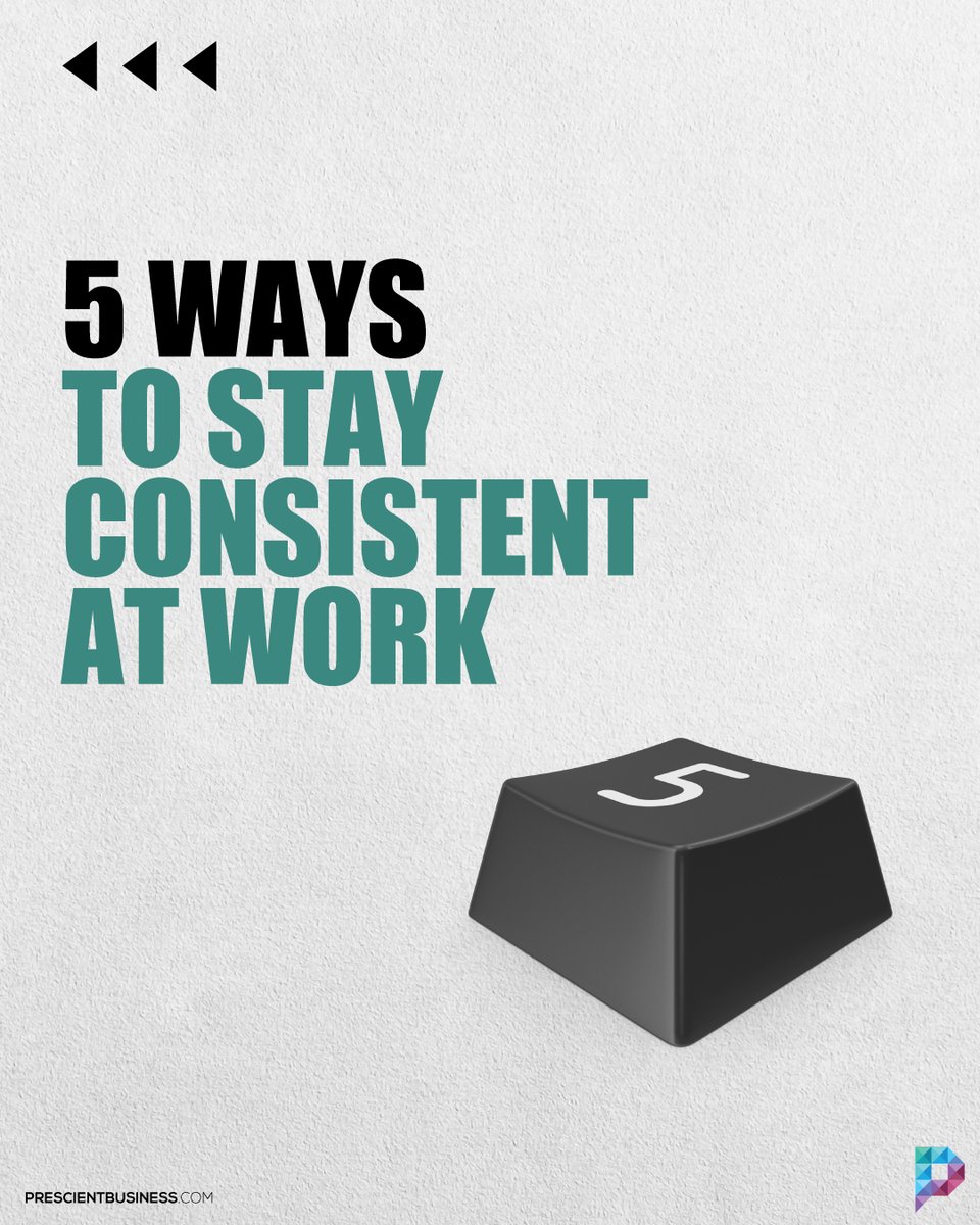 HelloPrescient's tweet photo. "If you want to be successful, be consistent." And here’s how you can! (Thread 1/2)
#prescientbusiness #consultancymanagement #teamwork #consistency #dedication #discipline #focus
#business #consultantmanager https://t.co/z3uPu6zso2