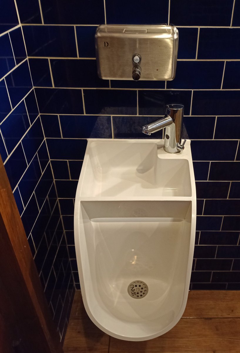 martgathercole's tweet photo. I cannot expound more positively about the toilets @ColchesterArts photos taken whilst no occupants present🙄 but you can see why they achieved such success in #loooftheyear such an innovative setting with urinals with built in taps👏 worth a visit just for the toilets 🤣 https://t.co/CiyDmGZUNo