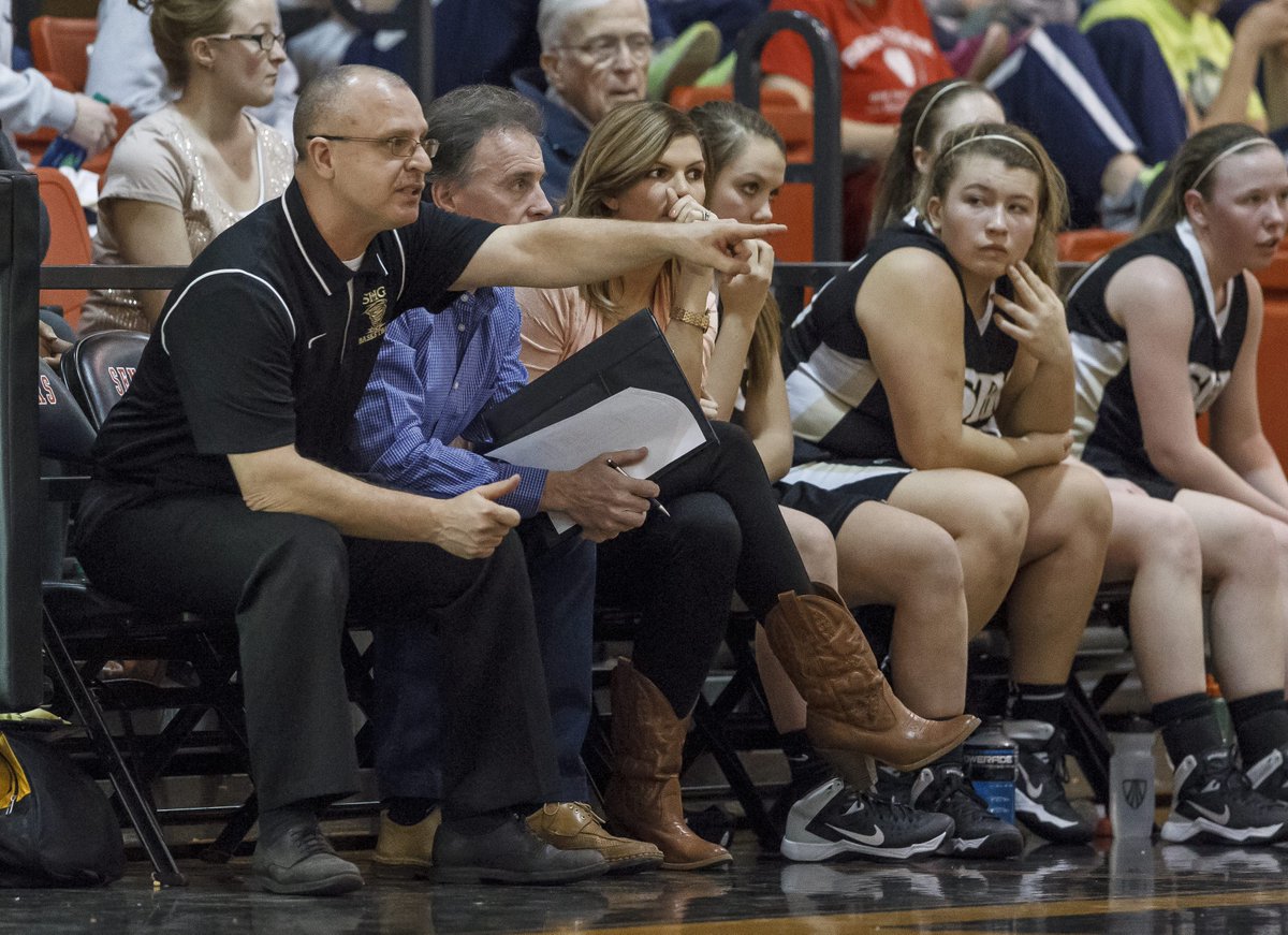 RyanMahanSJR's tweet photo. SHG girls basketball coach Steve Klunick's next win will be No. 200 in his career. He's already the winningest coach in @SHGCyclones history, boys or girls. 

Will he get 200 tonight in the girls City Tournament? 

@cyclonebball21 https://t.co/mY4kBKgNQc