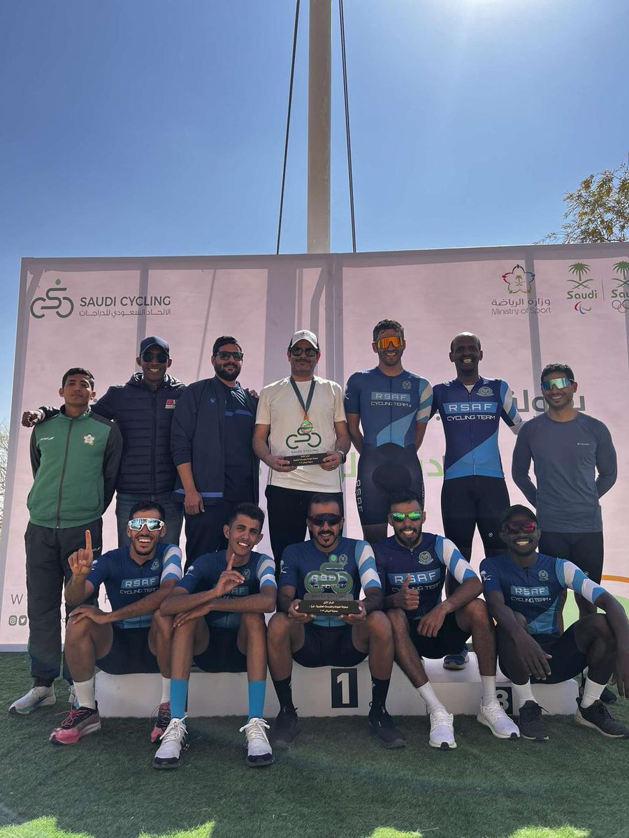 Yahyawi1116's tweet photo. الحمدالله بفضل من الله ثم بمجهود زملائي اللاعبين 
منتخب القوات الجويه 
المركز الاول فرقي🏅
المركزالثالث فردي 🥉
بسباق الاتحاد السعودي لدراجات @Saudi_Cycling https://t.co/01p7oUe17p