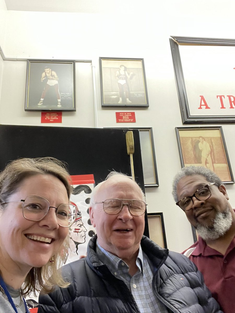 emsuecoleman's tweet photo. Love the #alumni presence at #AIDB for #SCASB! Here are a few pics of state wrestling champs from the #Alabama School for #Blind over the last few decades. @TSBVI_News https://t.co/22txYVuPUC
