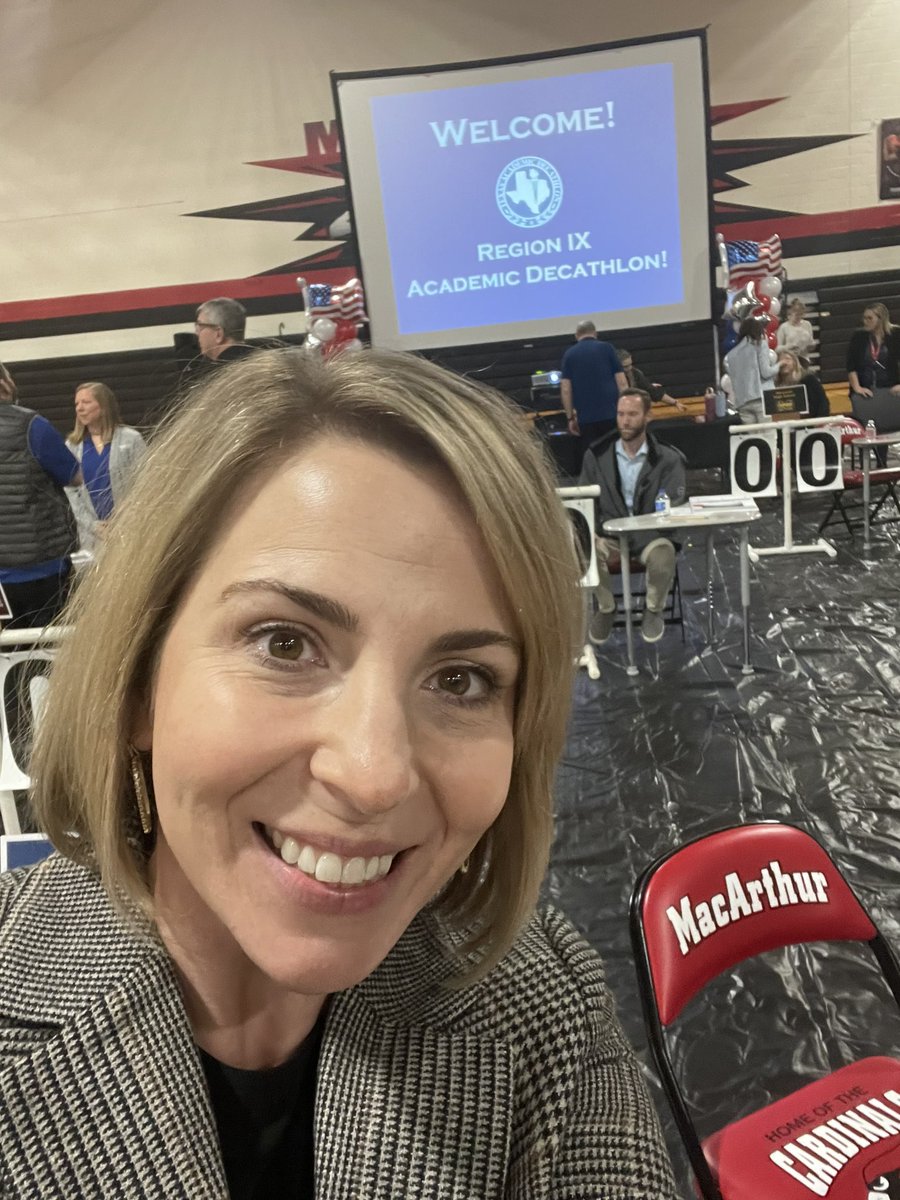 It’s a great day for some Academic Decathlon! #onelisd