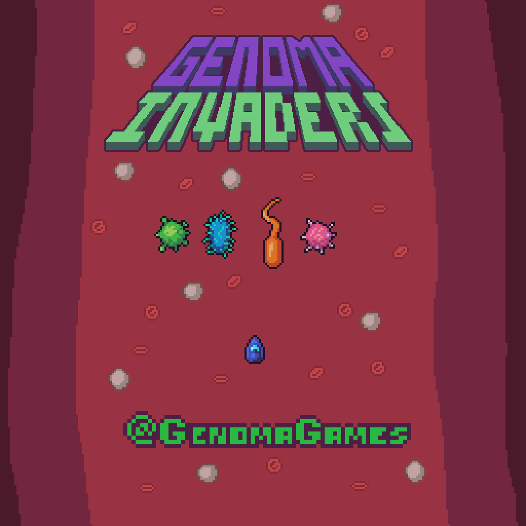 GenomaGames's tweet photo. Moar enemies! Can you guess what diseases are they? #pixelart #gamedev #aseprite #indiedev https://t.co/PRXPtRFVGU