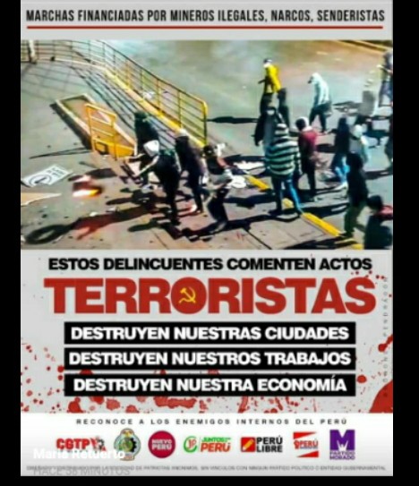 OthonielCarril1's tweet image. La #MasaBorrega constituida por el vago, el ignorante y el RESENTIDO SOCIAL, inducidos, #Comprados y obligados ATACAR LA PAZ_SOCIAL  salieron a ROBAR (Saqueo negocio) a MATAR (Policias) y #DETRUIR( La propiedad publica y privada)
Cosecharan la Maldad de sus crímenes con muerte ☠