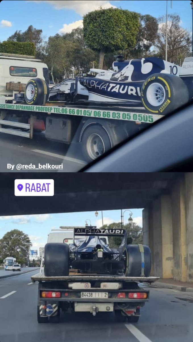 Spotted today in Rabat, Morocco 🇲🇦🧐

📷 Autogespot Morocco

#F1 #AlphaTauri #F12023