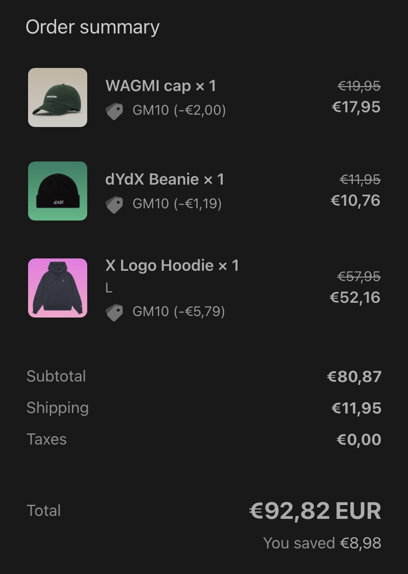 AVADAfund's tweet photo. @dYdX @dYdXmerch 
Check it out my new swaaag merch 
love it 😍 #DYDX #dYdXMerch #HedgiesGiveaway https://t.co/RhbnHt2HZg