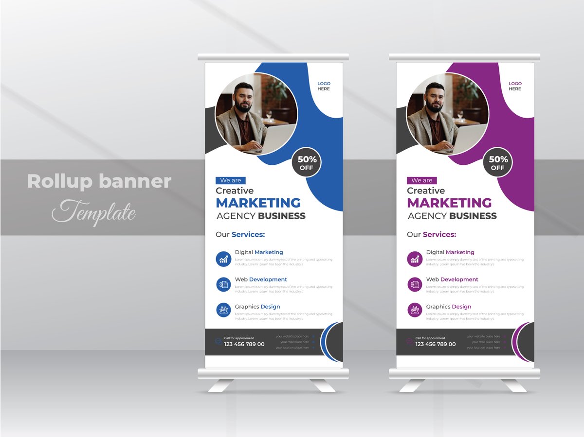Print ready rollup banner template.
Order here:
fiverr.com/excellentpixel

fiverr.com/mxvect/design-…

#business 

#rollupbanner #printdesign #shoppingmall #bannerdesign #abstract #elegant #minimal #corporate #business2business #brandidentity #discountoffer #agency #standards