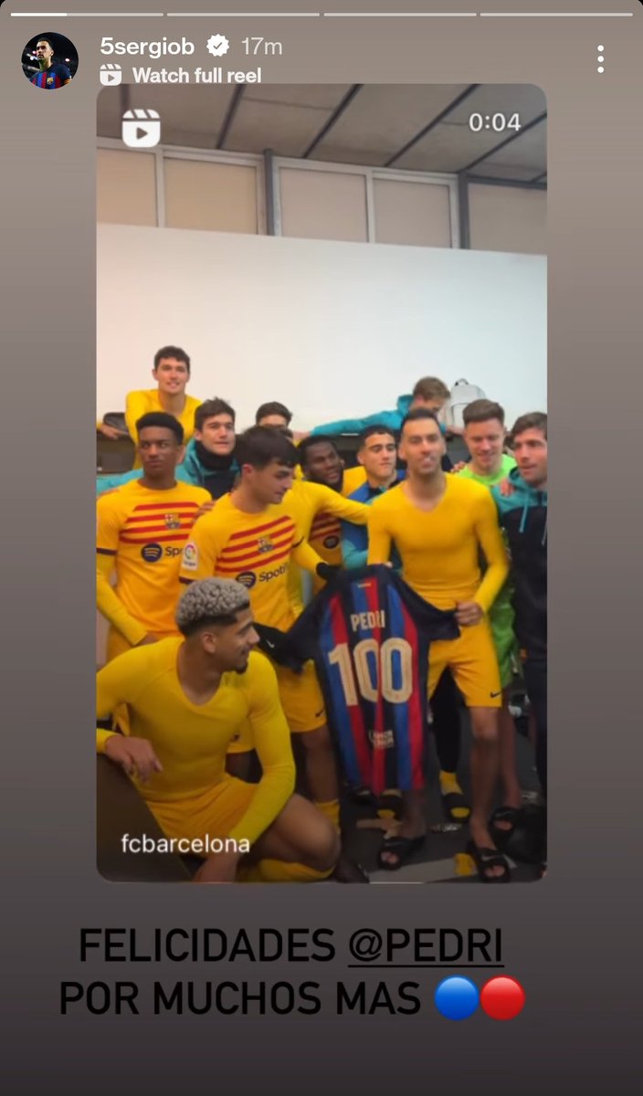 Barça Buzz on Twitter "📲 Sergio Busquets on instagram."