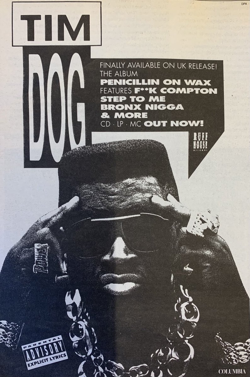 Tim Dog!! NME, 25 July 1992. #NME #MyLifeInTheUKMusicPress #1992