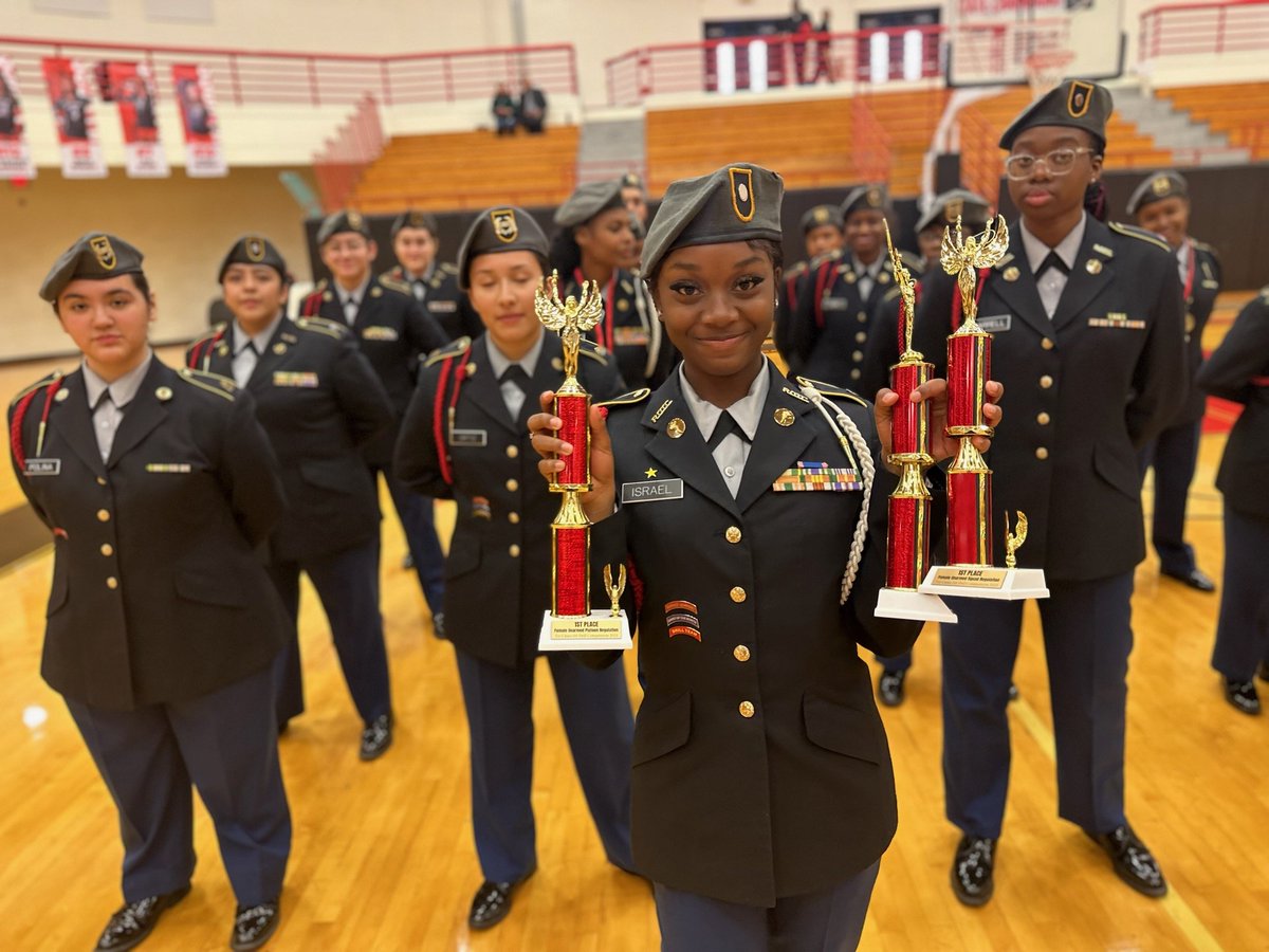 Even with some imperfections, you can still  overcome, excel, and be winners. LHHS Drill Team takes three 1st Place finishes. Congratulations!!