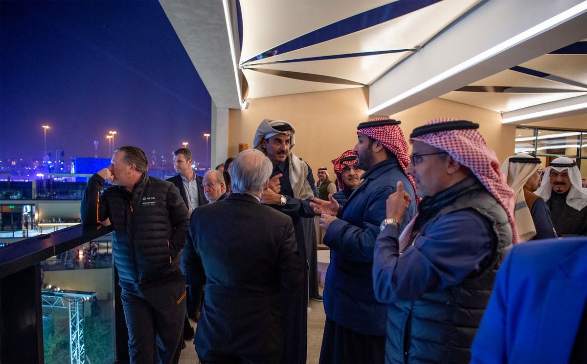 spagov's tweet photo. جانب من حضور سمو #ولي_العهد وأصحاب السمو منافسات سباق #فورمولا_الدرعية.
#واس https://t.co/3w6oddLZD4