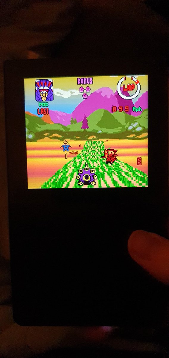 Saturday night with GBC Wacky Races on my #AnaloguePocket!

#GBC #GameboyColor #WackyRaces