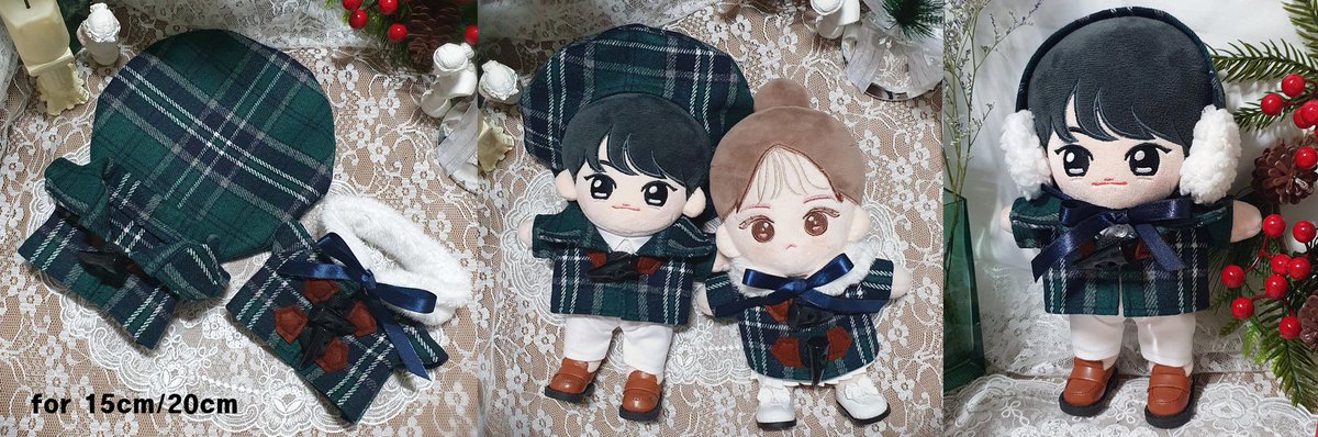 jongniniGOs's tweet photo. [USA G.O 🇺🇸] DOLL CLOTHES by @mamangdiary 
Deadline: FEB 4, 5PM CST 
Sizes: 10cm, 15cm, 20cm
More clothes in the form! 
Form: https://t.co/wuHiR4bb82 https://t.co/0zAxej9mTw