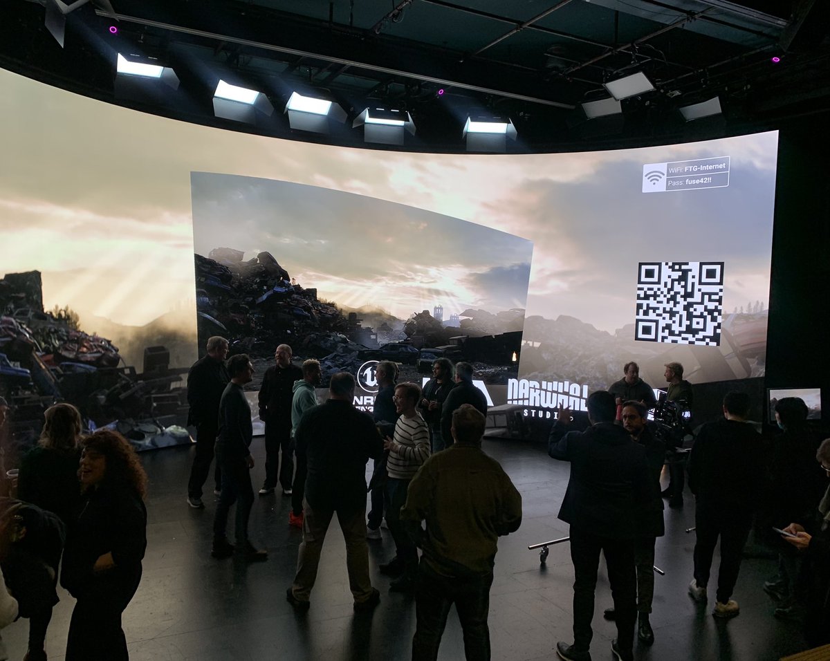 lilchaicup's tweet image. Joined this sweet Virtual Production event at FUSE 42. Love meeting new NY VP folks 🥰

@EpicGames #VirtualProduction #LEDVolume #FuseTechnicalGroup #Mesh #NarwhalStudios