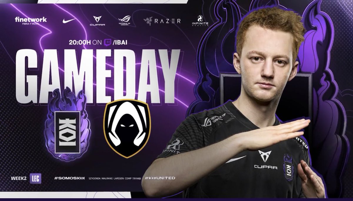 KOI vs HERETICS.

DÍA HISTÓRICO.
@KOI 
@KOIxENG 

RT O ME VOY.
twitch.tv/ibai