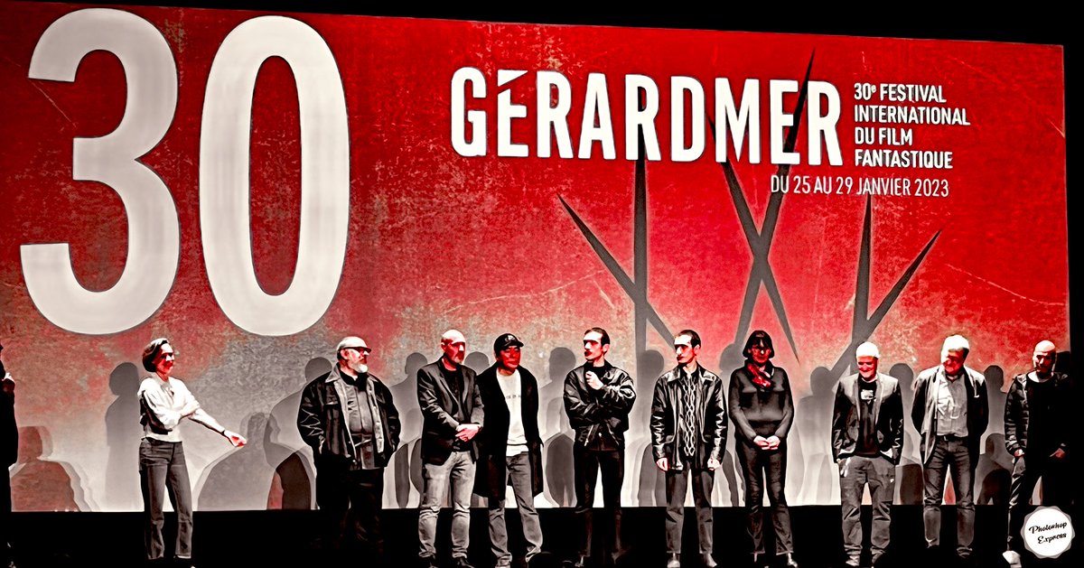 philippe_rouyer's tweet photo. À #Gerardmer2023, on enchaine la soirée de gala avec #KimJeeWoon, les frères #Boukherma, Lucile Hadzihalilovic, @jankounen, Michel Hazavanicius et tous ceux qui ont marqué les 30 ans de @FestGerardmer pour une superbe photo de famille https://t.co/4Z3ggkaMMw