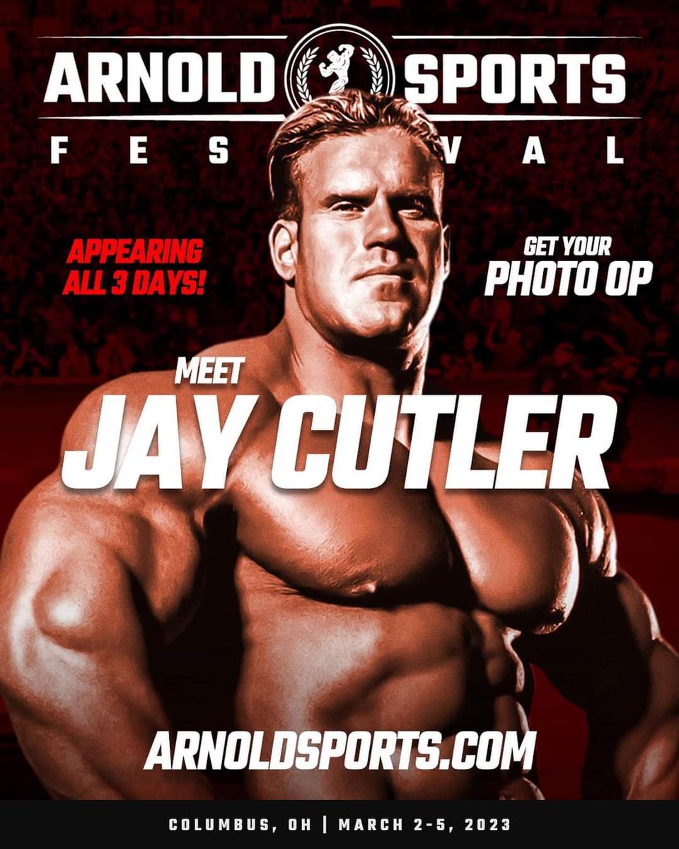 arnoldclassic's tweet photo. Meet Jay Cutler https://t.co/d81m92cJS9