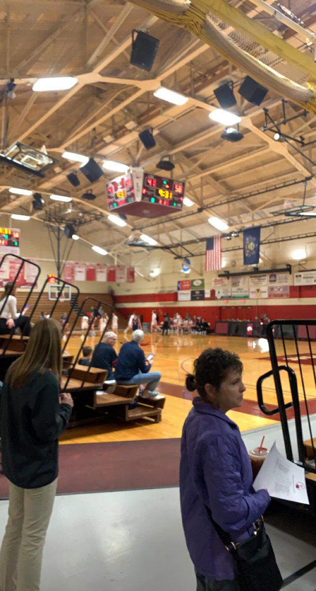 We locked in at the basketball game🔒#team6 #westarvin <a href="/LHU_Football/">Lock Haven Football</a>