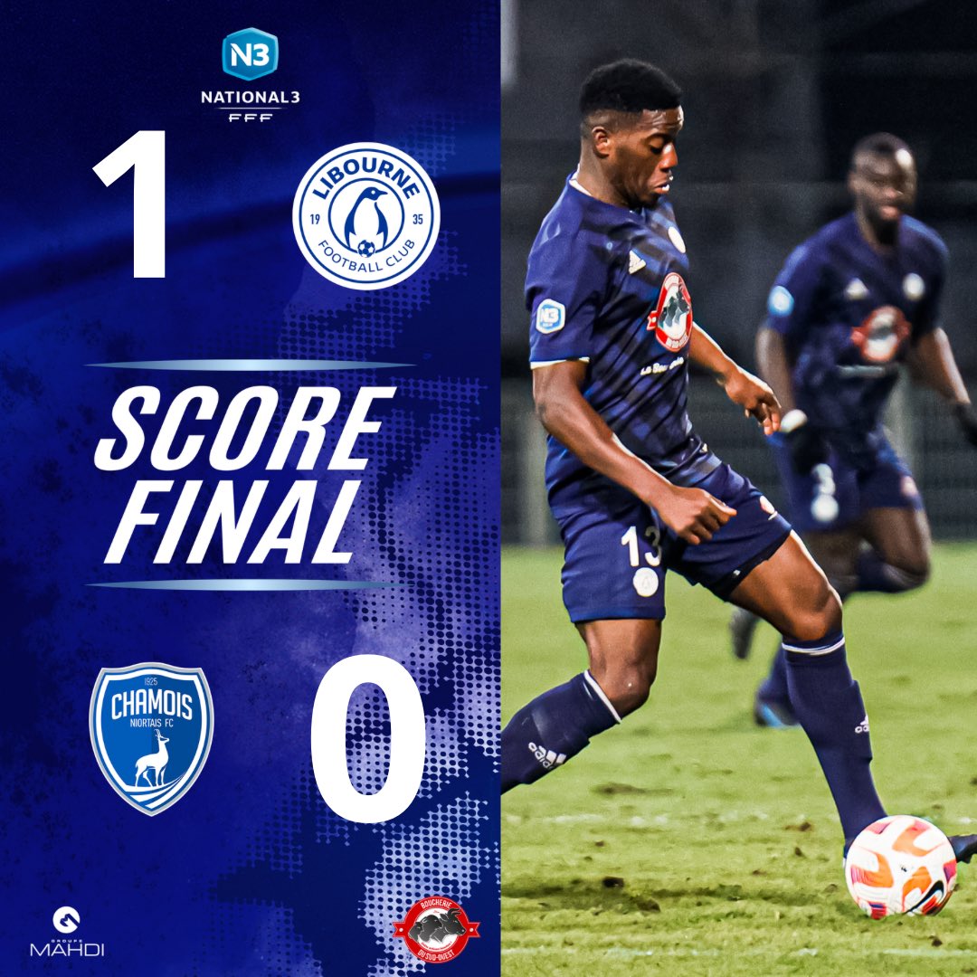 fc_libourne's tweet photo. Nos Pingouins signent une 7ème victoire d’affilée et reste à la 1er place 💙

Bravo les gars 💪 https://t.co/pLzJPZvELu