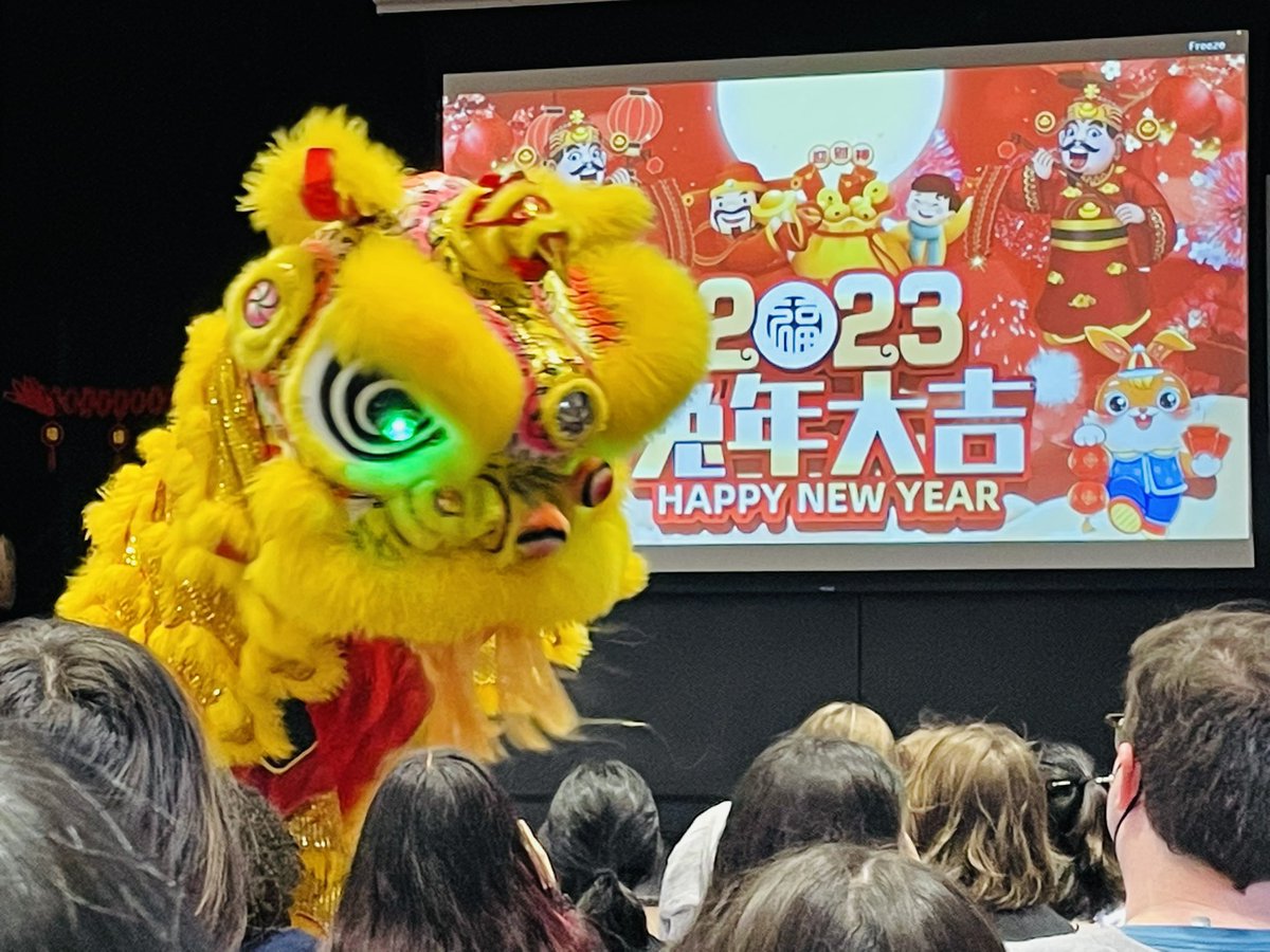 Celebrating #LunarNewYear2023 with the #DCIDragons! Happy New Year! 🎊