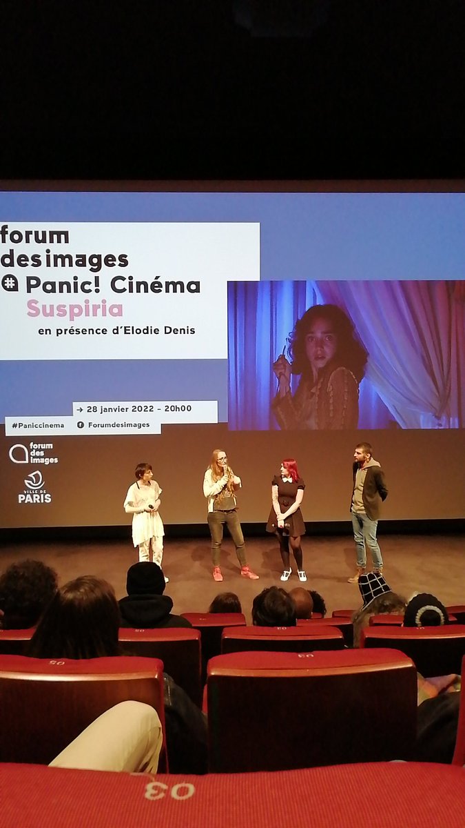 jevaiscinerfr's tweet photo. Ce soir c'est #PanicCinema au @forumdesimages avec Suspiria !
@PanicCinema @MarieQuasi @AnekoKetsuki https://t.co/C2dmZGS58G