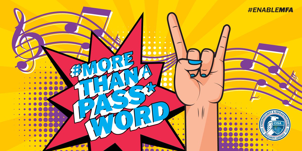 Celebrate #DataPrivacyDay by turning on multi-factor authentication (MFA) on your sensitive accounts (like banking, email, social media etc.). MFA is an easy step that helps to keep your info safe! cisa.gov/mfa #EnableMFA