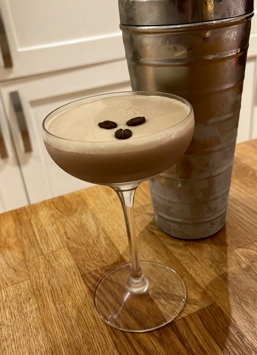 peterg153's tweet photo. I’m making salted caramel espresso martinis, who wants one? 😊 https://t.co/V3G6tNSicT