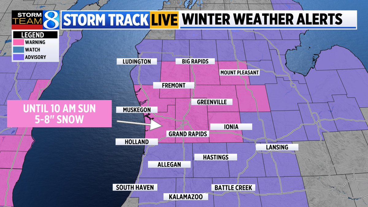 Blake Harms on Twitter: "ALERT: Portions of West Michigan have just
