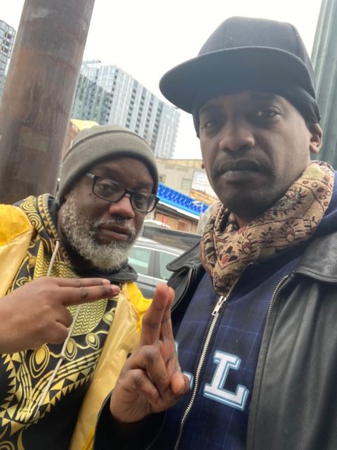 Met up with one of my Blackseeds, Nirule visiting PDX from Seattle. Just two Gods from New Heaven making mathematics walk and talk on these here streets. #AllahsFivePercent #FivePercenter