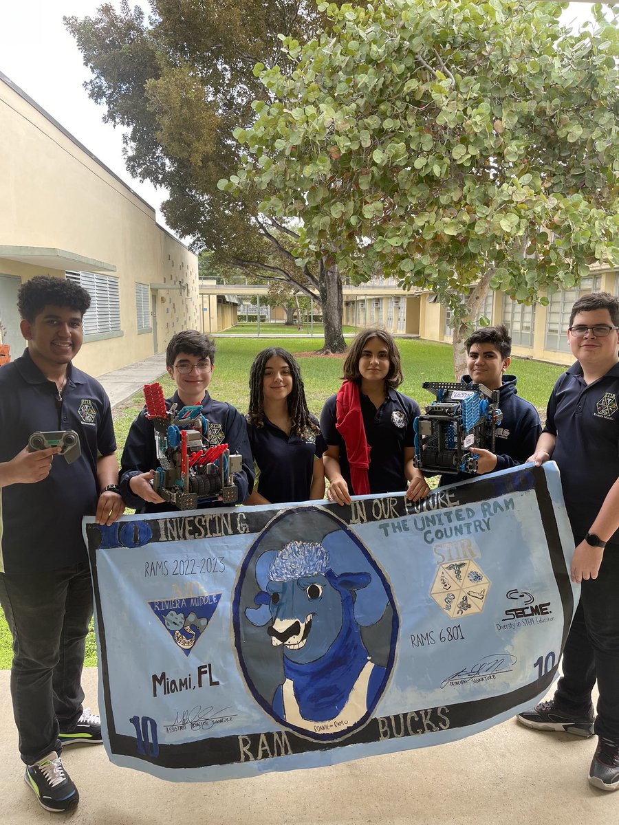 Robo Rams competition at Riviera