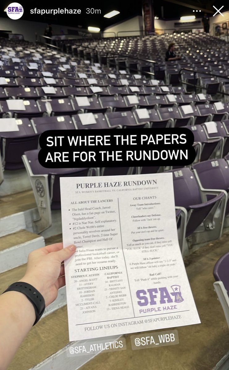 j_shuskey1's tweet image. Okay @SFASU students…

Can you follow directions? 😉

#AxeEm x #RaiseTheAxe x #PressU
