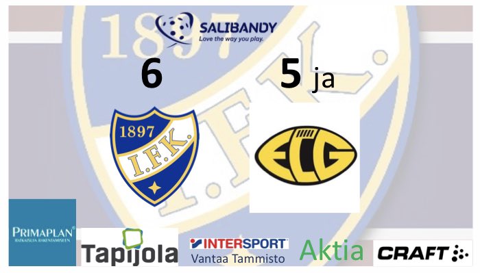 hifksalibandy's tweet photo. HIFK:lle 6-5 jatkoaikavoitto ECG:stä ja voittoputki venyi viiden ottelun mittaiseksi. HIFK:n paras pistemies tehoilla 3+0 oli voittomaalin laukonut Markus Räsänen. #salibandy #hifk #craftsportswear #ronsal #primaplan https://t.co/VIgmUHeOZH