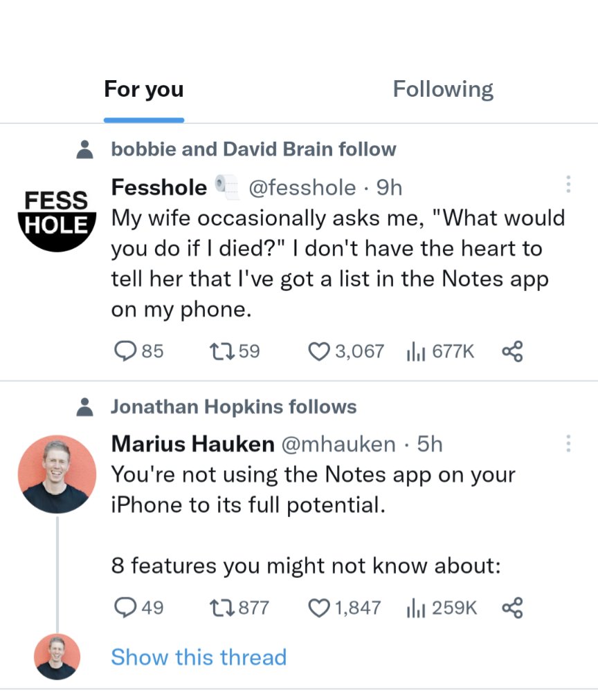 benwhiteSF's tweet photo. When your timeline knows better. https://t.co/7BuHCGsisV