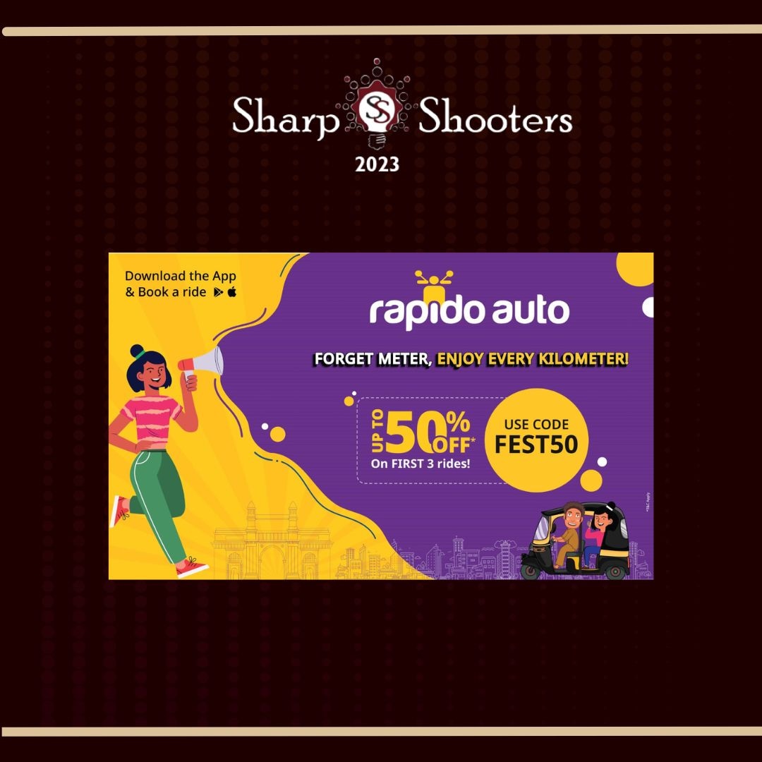 Sharpshootersf2's tweet photo. We are delighted to present "T.I.M.E.", "Rapido Auto", "The Hair Lounge" as our sponsors for Sharpshooters 2023! 💫
Thank you from the whole team of Sharpshooters 2023 😊
#sharpshooters #corporatefest #collegefest #mumbaifest #business #sponsorship #sponsor #thankyou #navimumbai https://t.co/bxwHFPEpOZ