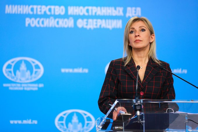 #Захарова: Вашингтон направи стотици илјади луѓе, прво во Ирак, Сирија, Либија, Авганистан, а сега и во Украина, да станат бегалци, пумпајќи ги овие земји со оружје и предизвикувајќи крвави внатрешни војни во нив.
