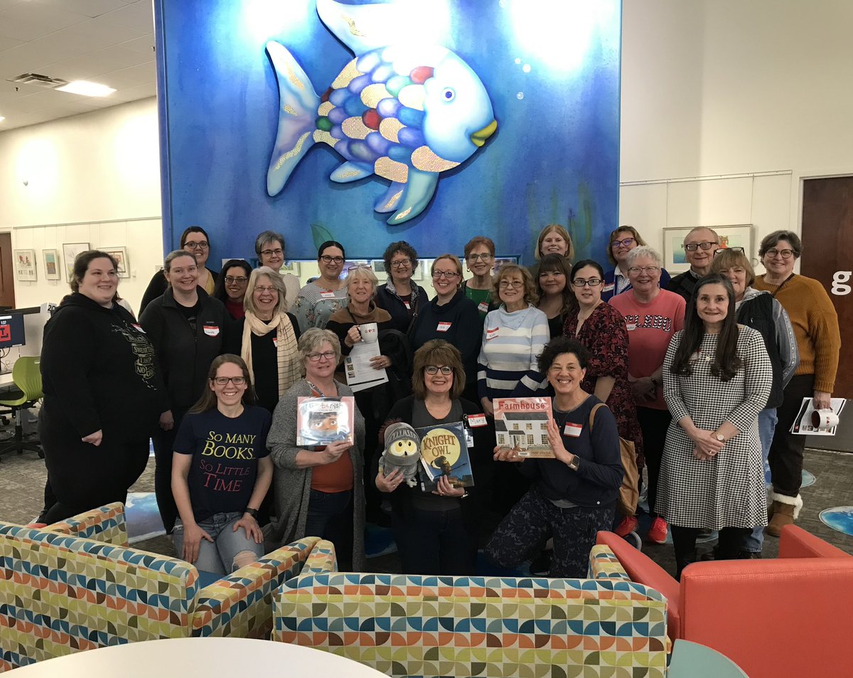 nemuggle's tweet photo. The 50th annual #MockCaldecott was held @ToledoLibrary today. Our top choice is Knight Owl by @cadenise. Honors to Farmhouse by @SophieBlackall and Gibberish by Young Vo. ❤️ https://t.co/EUfKUcsSUz