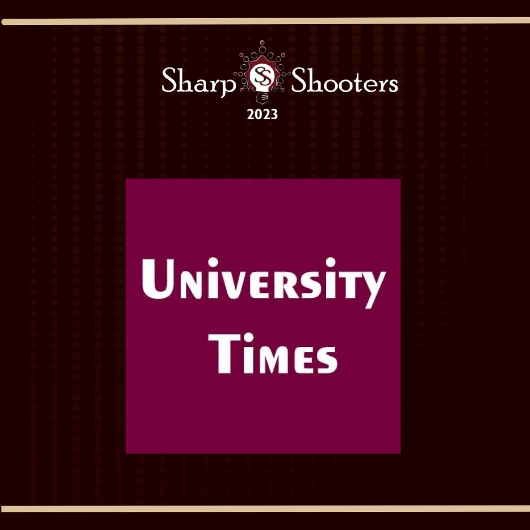 Sharpshootersf2's tweet photo. Sharpshooters'23 is elated to present 'University Times', 'Delhi University Club', 'Startup News' & 'The Entrepreneurs of India' as its Media Partners!😊
#sharpshooters #corporatefest #collegeevents #collegefest #mumbaifest #business #media #mediapartner #thankyou #navimumbai https://t.co/fTO3Bd4wXa