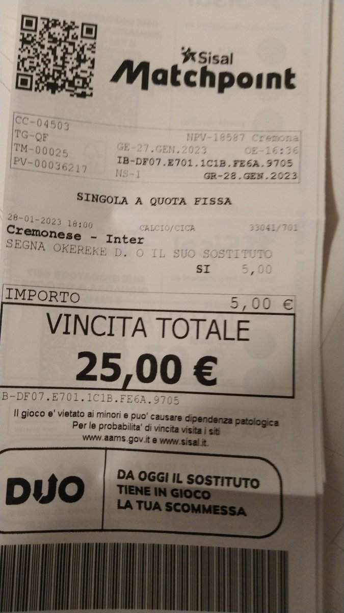 Magra consolazione, magro bottino... Tanto per...
#CremoneseInter
<a href="/SerieA/">Lega Serie A</a>