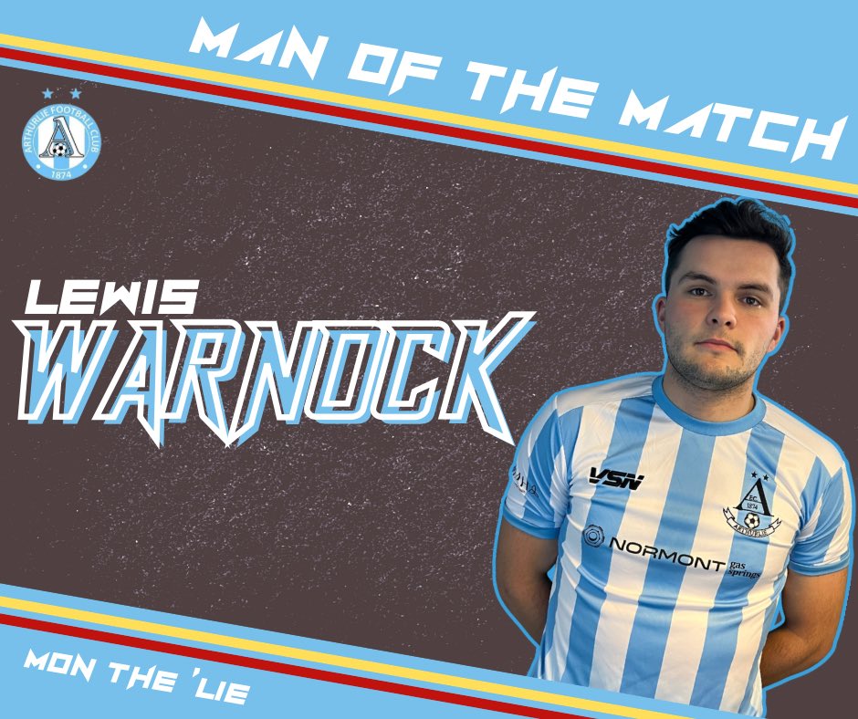 Today’s Man of the Match is <a href="/lewis_warnock/">lewis</a> 
Well done Lewis 🔵⚪️🔵⚪️🔵