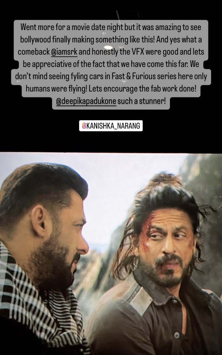 SRohit89's tweet photo. @iamsrk @deepikapadukone @BeingSalmanKhan #Pathan https://t.co/pBW4uXV1C1