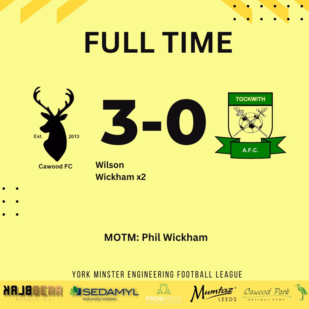 Cawood FC tweet media