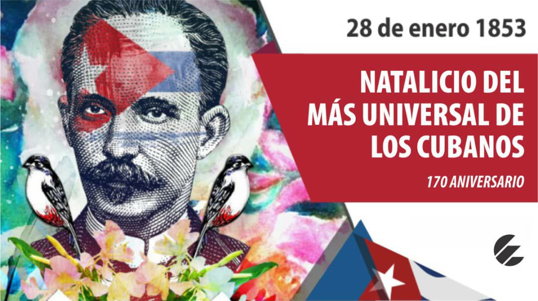 dotugtm's tweet photo. #TenemosMemoria Hoy se cumplen 170 años de su natalicio, el pensamiento martiano continúa vigente en nuestro pueblo 🇨🇺. 
@DiazCanelB
@IpfGisela
@IpfPortal @Rafael_Perezgtm @PabloRamirezRz
#CubaViveEnSuHistoria
#Cuba
#Guantánamo 
#DotuGtm 
#MartiVive
#MartiViveEntreNosotros https://t.co/PWCtyEXA2C