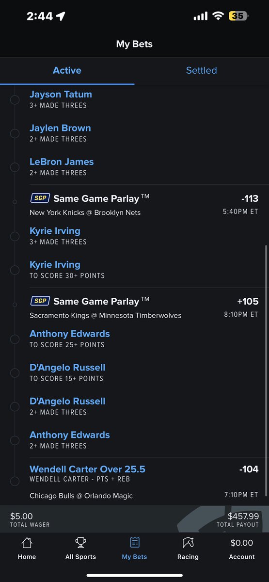 PlayboiDyl's tweet photo. Today’s Bets #GAMBLEMONEY #GambingTwitter #SameGameParlay https://t.co/kiHyDdK8J3