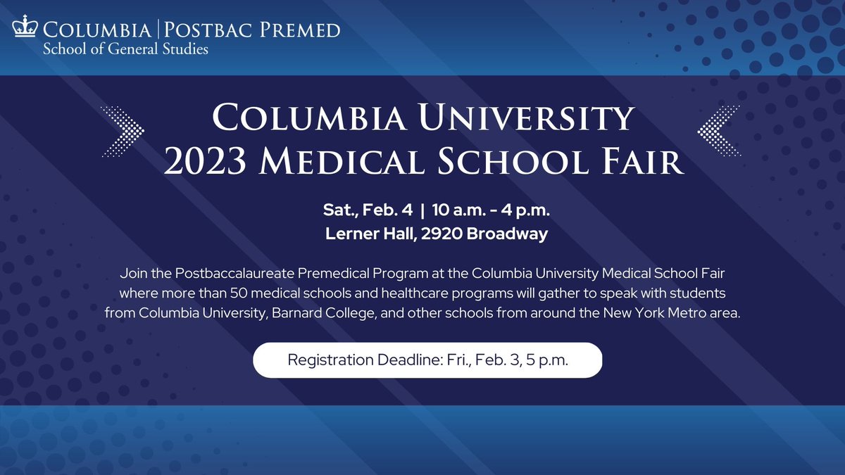 Columbia Postbac Premed tweet media