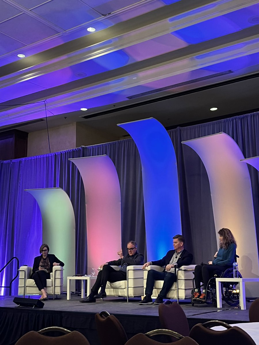 Another productive conversation about accessibility for the aging and disabled communities.  Thank you moderator <a href="/JoJoBarstad/">Joanna Barstad</a> and panelists Jason Bamlett, John Brown and @stephchipeur.  #BWC2023