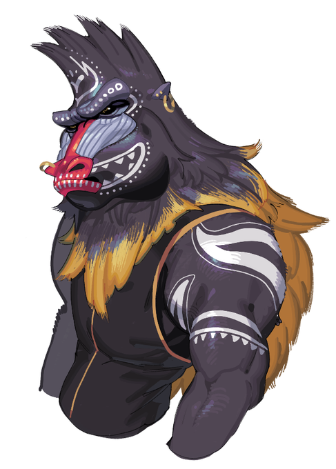 マンドリル なぜドリルなんやろね 