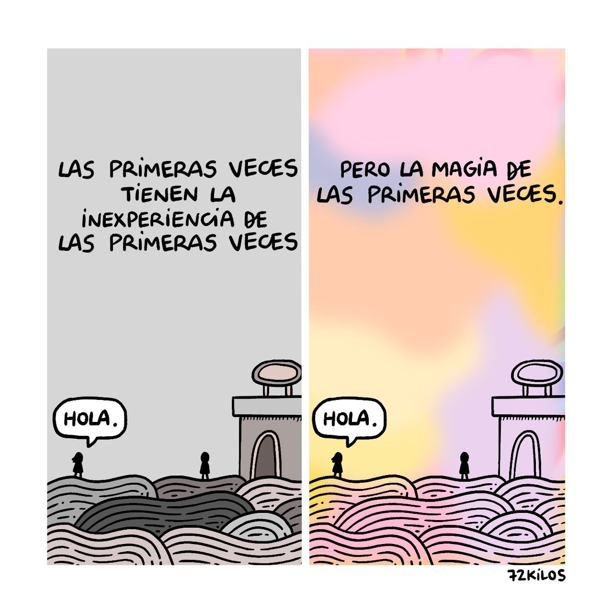 72kilos's tweet photo. Las primeras veces. https://t.co/y4eEC0Xtrz