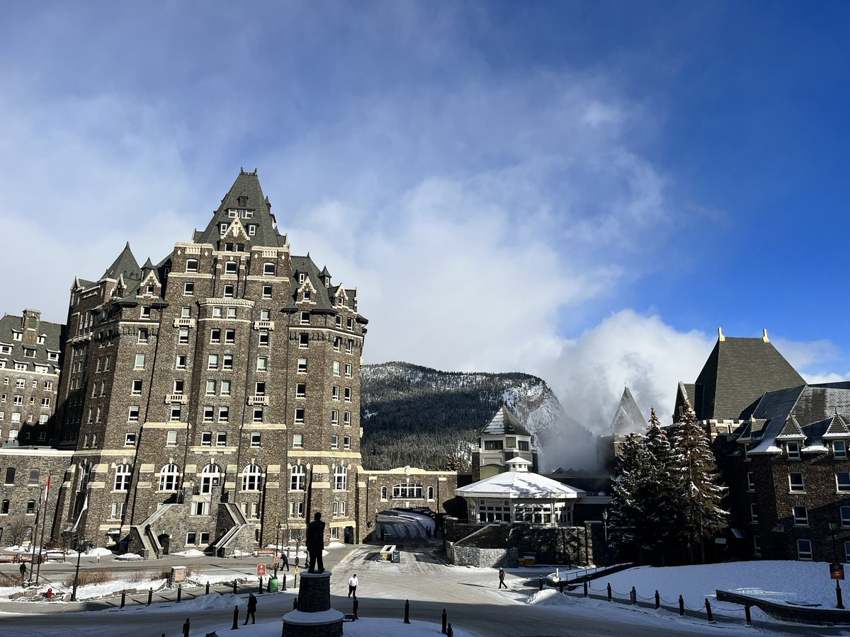 Lunch views on Day 3 of #bwc2023 from the Castle in the Rockies.